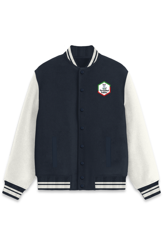 Basic Navy Blue Varsity Jacket